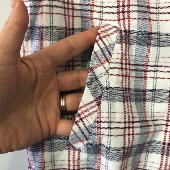 LELA Designs Organic Cotton Plaid Vest, M - Picture 2 of 9